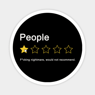 People One Star Magnet